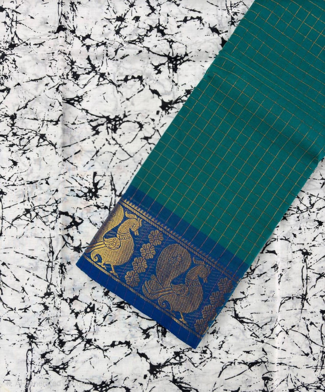 Chettinad cotton saree without blouse