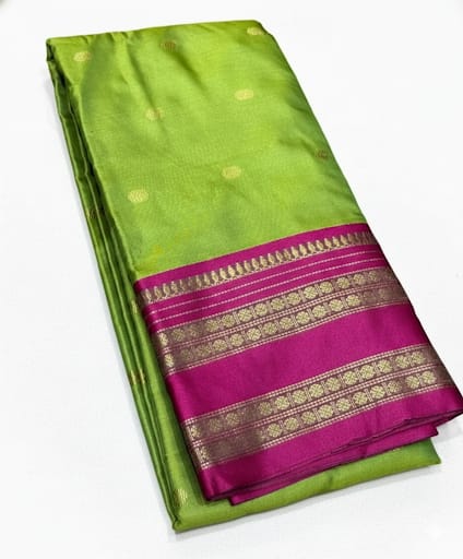 Korvai semi soft silk saree