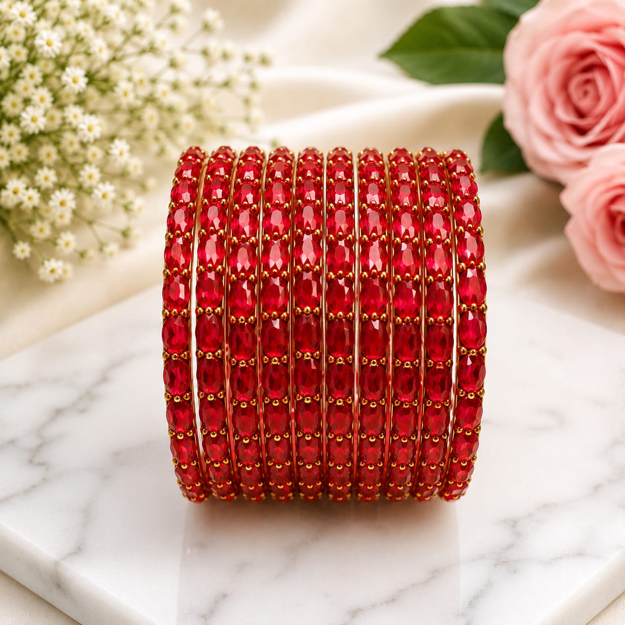 Glass bangles