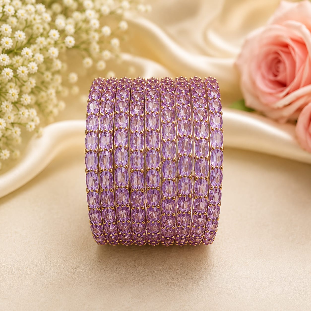 Glass bangles