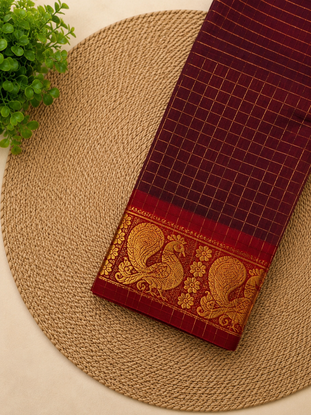 C-Chettinad cotton saree