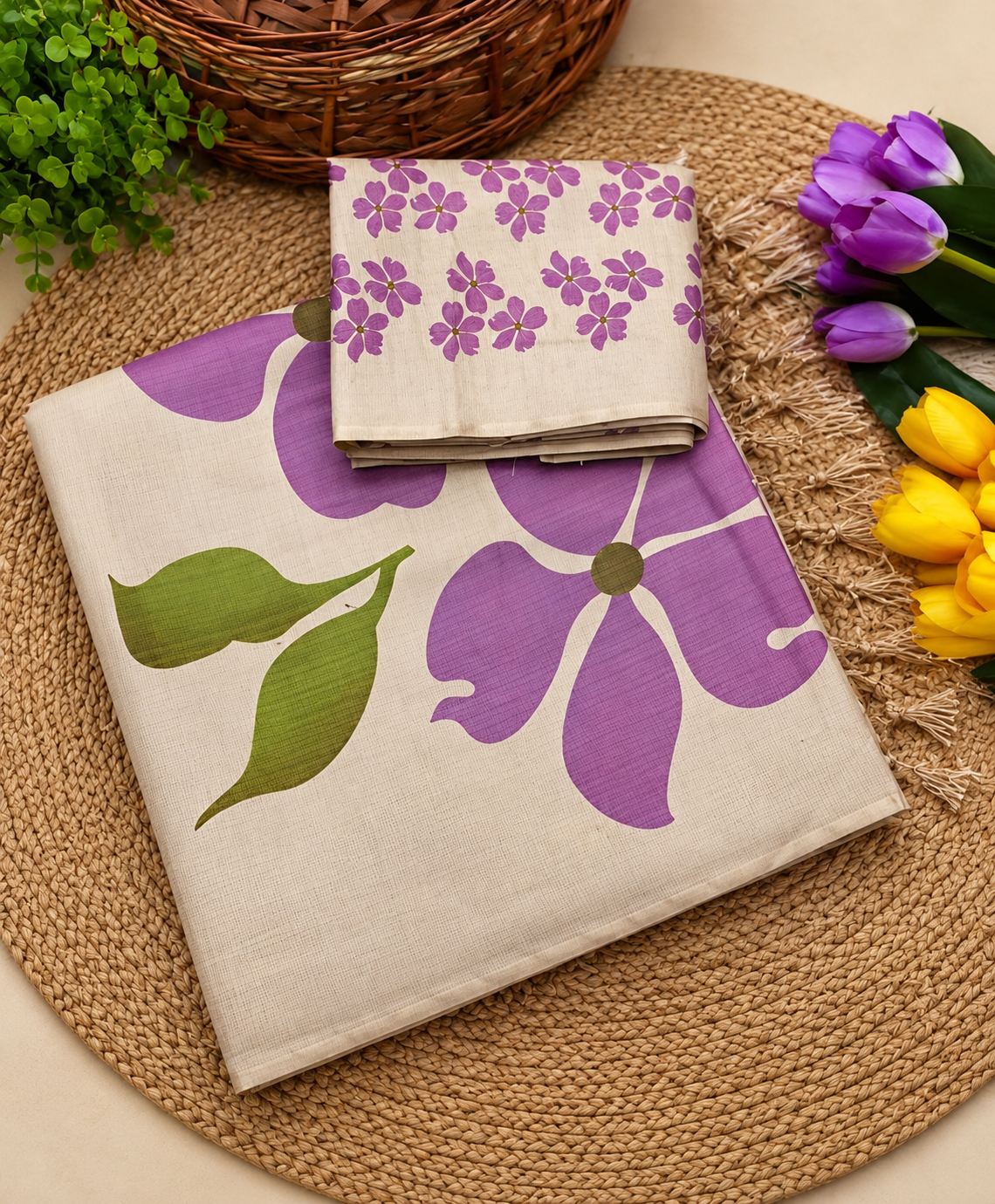A-Kerala Tissue Saree
