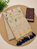 Kerala Tussar saree
